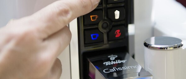Cafissimo LATTE Ein Knopf Bedienfeld