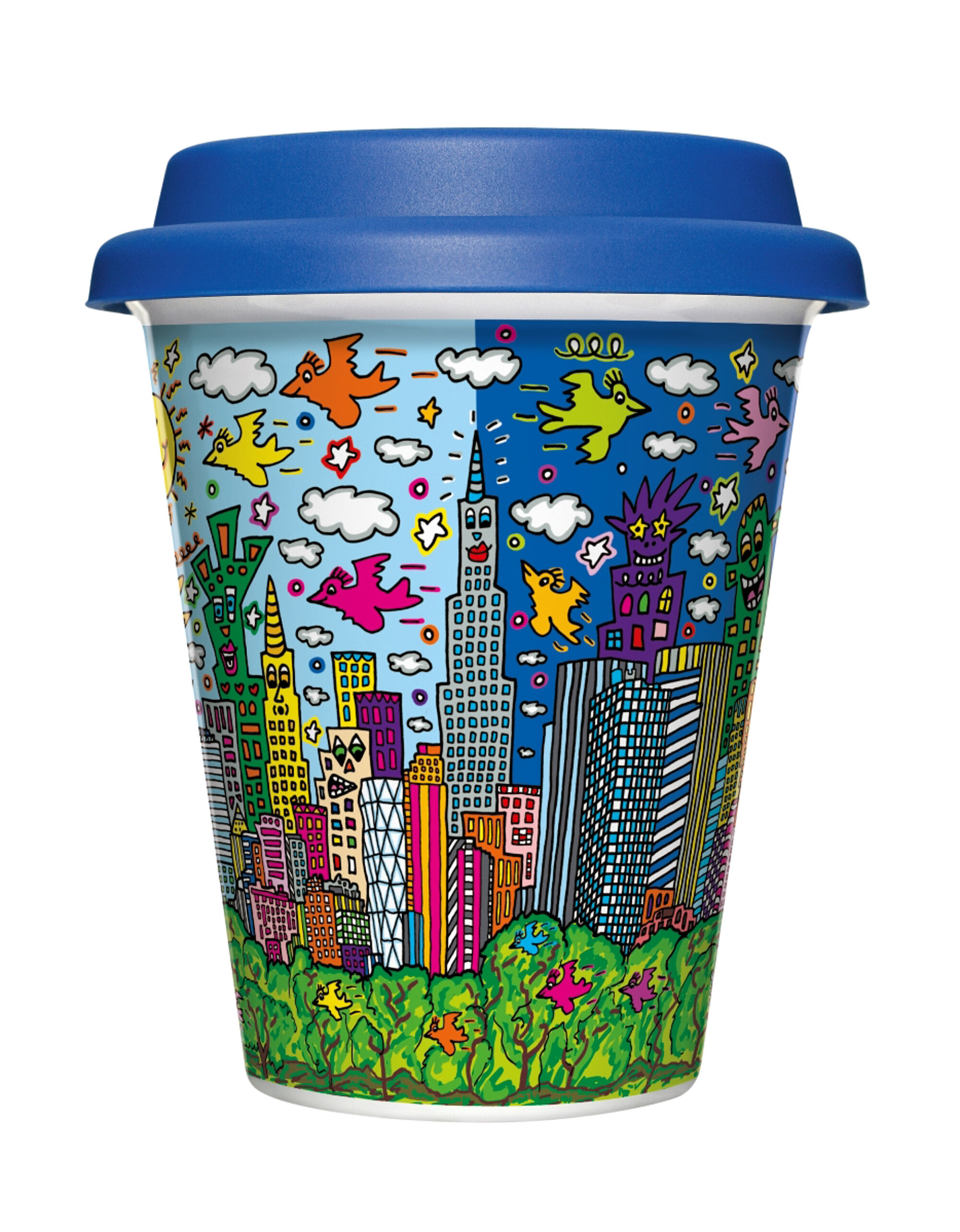 Coffee-To-Go-Becher by James Rizzi