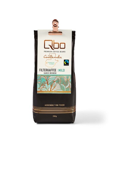 Qbo Guatemala Filterkaffee, ganze Bohnen, mild
