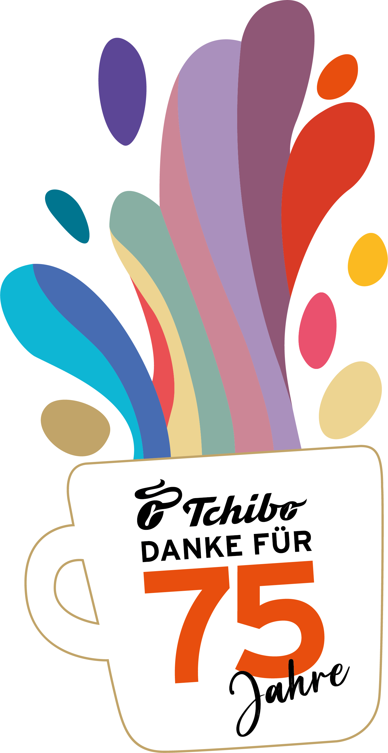 75 Jahre Tchibo Logo Signet