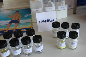 Und hier die UV-Filter - Basis für jedes Lichtschutzprodukt.