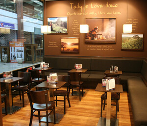 Tchibo Café in Tschechien.
