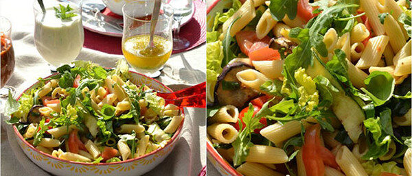 Macht Lust auf Mehr: Der sommerliche Salat von Christina in der großen Salatschale