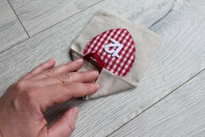 Beutel knicken und bügeln...