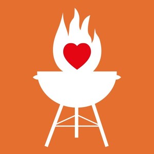 Das Logo des Grillpodcasts