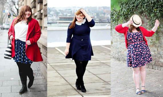 Die Outfits von Katharina sind sehr vielfältig und lebensfroh.
