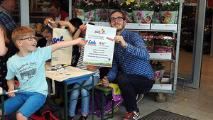 Nettetal, DRK Familienzentrum: Das DRK Familienzentrum veranstaltete einen Aktionstag in Zusammenarbeit mit einem lokalen Supermarkt. Jedes Kind erhielt ein tolles Teilnahmezertifikat. Quelle: DRK Familienzentrum NRW Lobberich