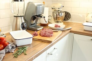 Test der Tchibo Messer - Rezept für Rotwein-Gulasch vom Galloway