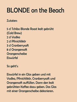 BLONDE on the Beach Rezept