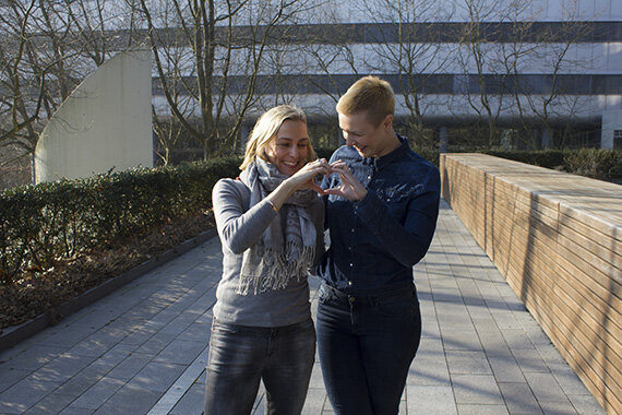 Meike Hebeler und Ann-Kristin Kassler