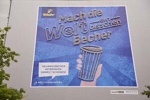 Am frühen Nachmittag ist die Installation fertig