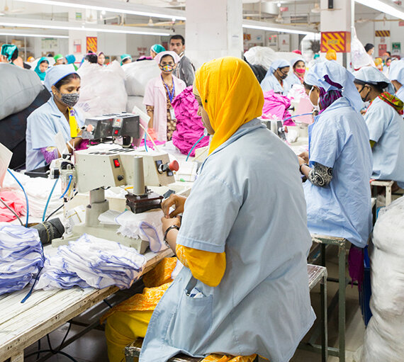 Textilproduktion in Bangladesch