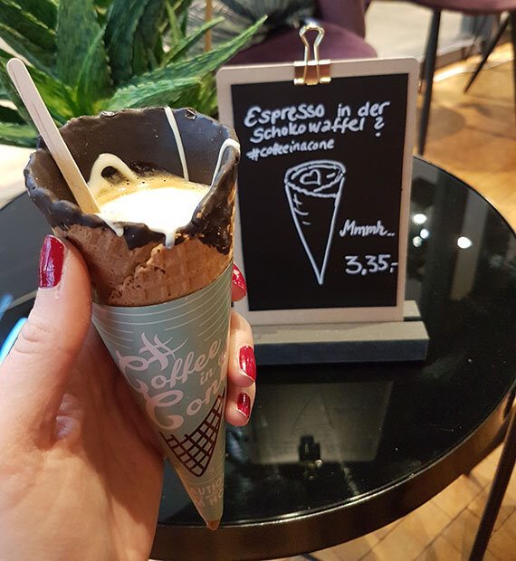 Coffee in a Cone