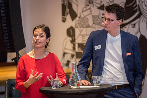 Nanda Bergstein und Hendrik Scheuschner