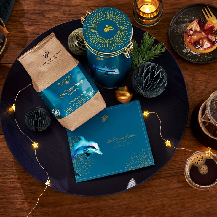 Festliche Kaffee-Geschenkbox mit Los Santos Honey