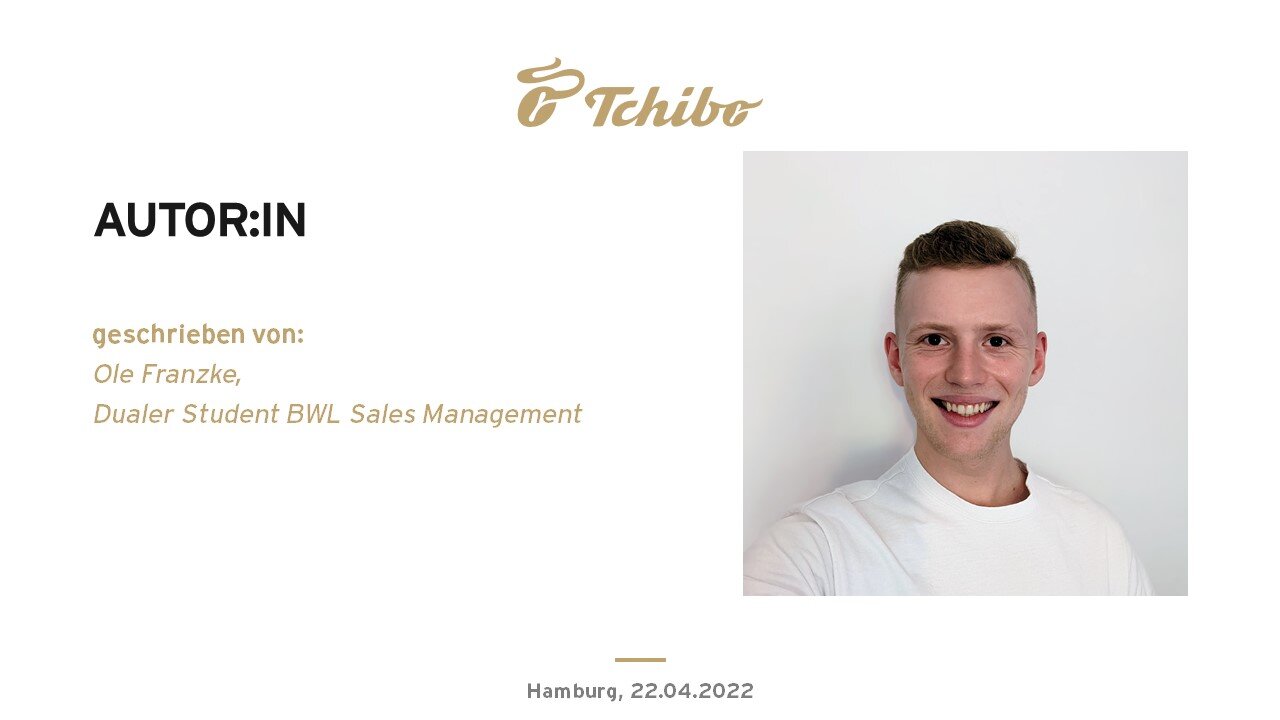 Tchibo-Autorenseite mit Porträtfoto