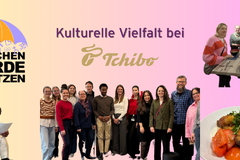 Gruppe bei Tchibo, Vielfalt, gemeinsames Essen