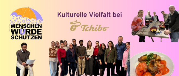 Gruppe bei Tchibo, Vielfalt, gemeinsames Essen