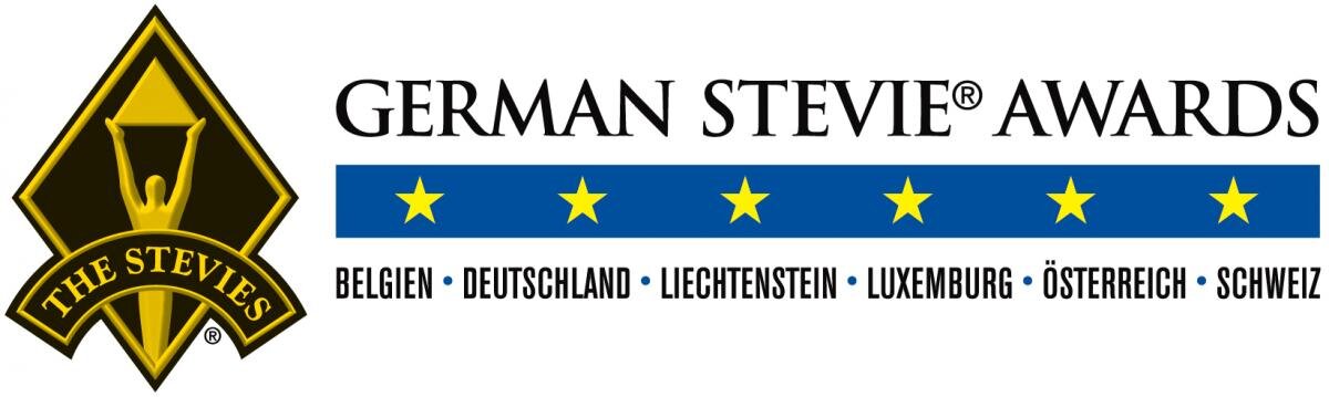 Logo der German Stevie Awards mit Sternen