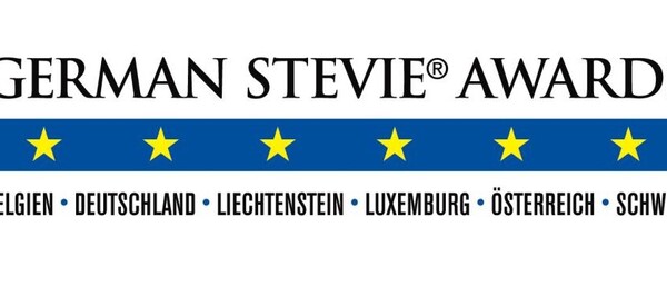 Logo „German Stevie Awards“ mit Länderleiste