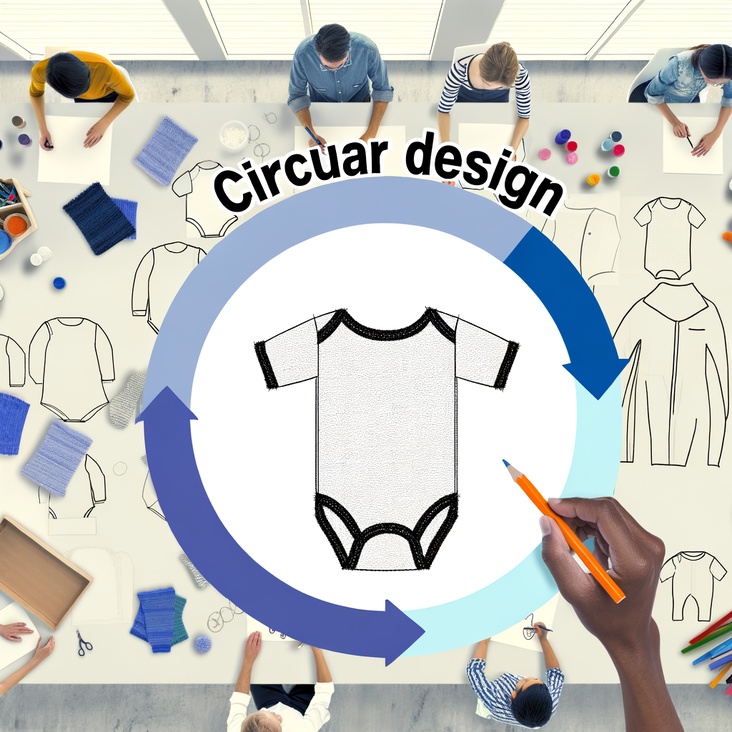 Designteam skizziert nachhaltigen Baby-Body