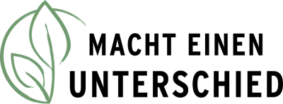 Grünes Blatt-Logo auf weißem Hintergrund