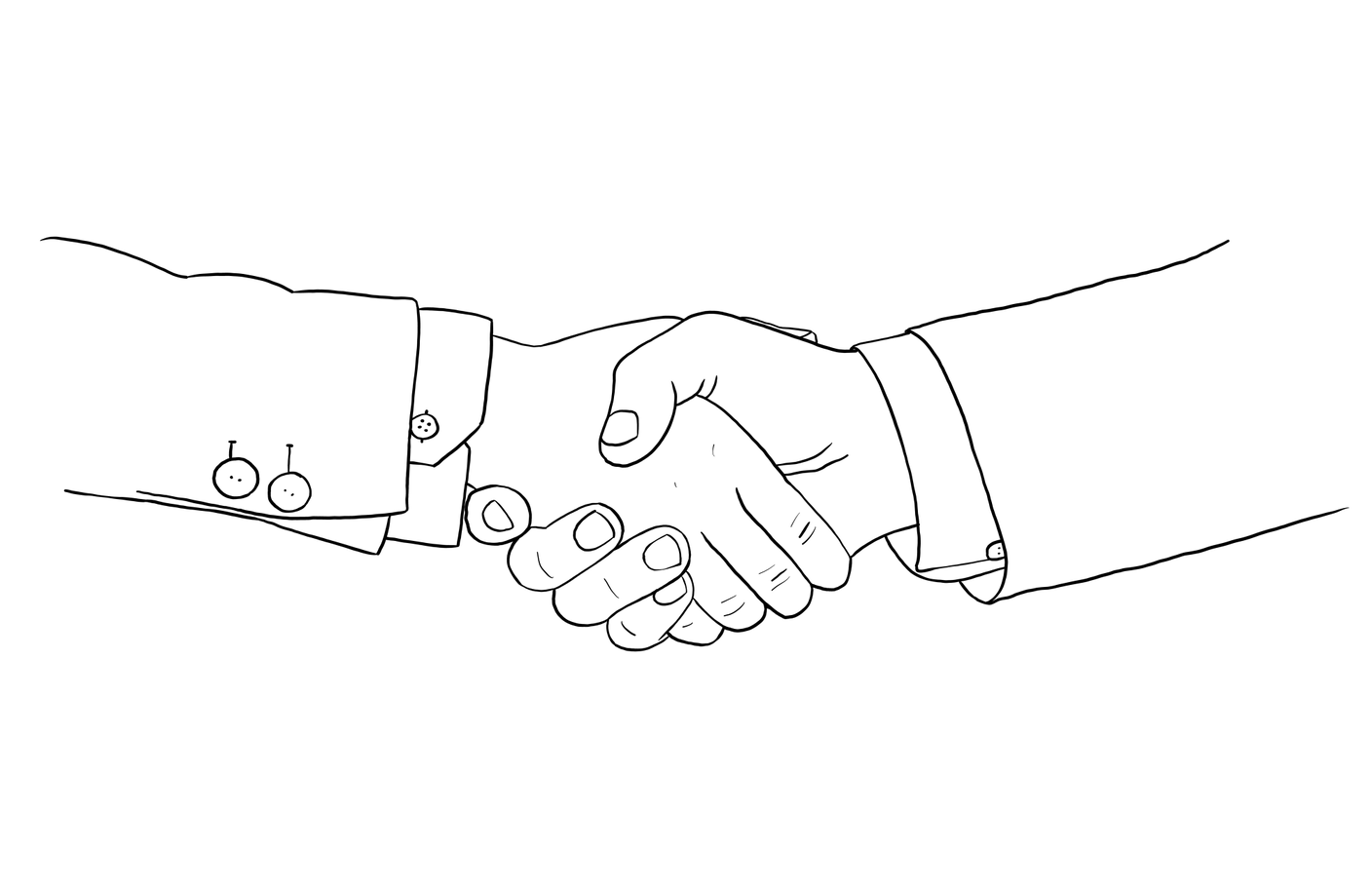 Illustration Handschlag