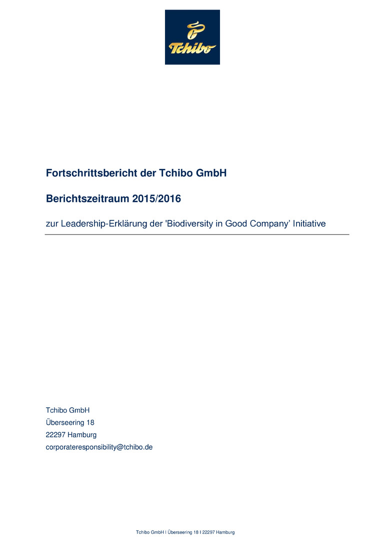 PDF-file Preview for: Fortschrittsbericht Biodiversity 2015/2016