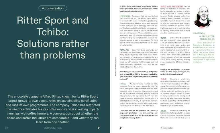 PDF-file Preview for: Interview | Ritter Sport and Tchibo: Solutions rather than problems (Extract of Coffee Magazine)