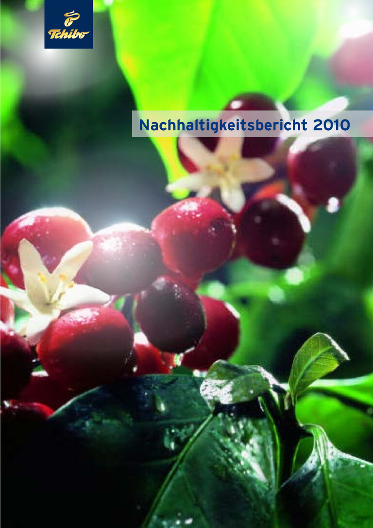 PDF-file Preview for: Tchibo Sustainability Report 2010 (German)