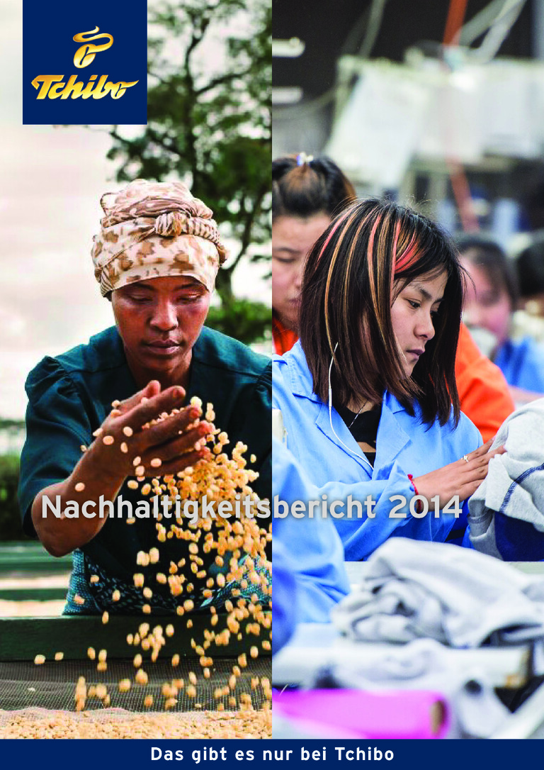 PDF-file Preview for: Tchibo Sustainability Report 2014 (German)