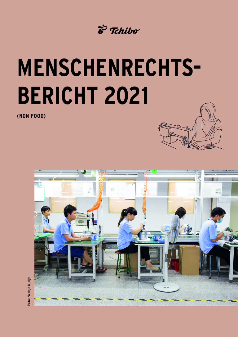 PDF-file Preview for: Tchibo Human Rights Report (Non Food) 2021 (German)